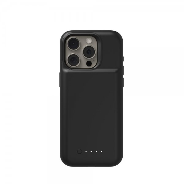 Mophie iPhone 15 Pro Skal med inbyggd Powerbank Juice Pack Svart