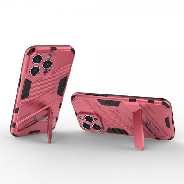 iPhone 15 Pro Skal med Stativ Magenta