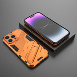 iPhone 15 Pro Skal med Stativ Orange