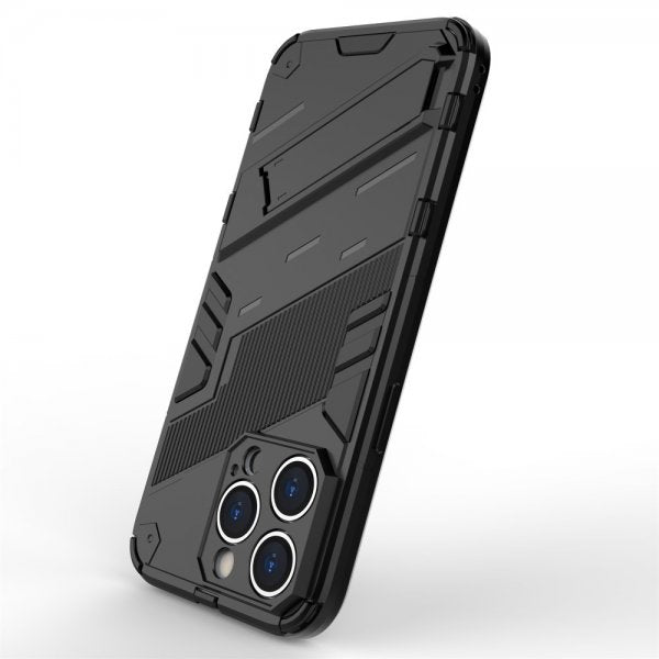 iPhone 15 Pro Skal med Stativ Svart