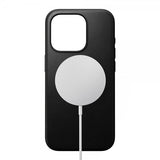 Nomad iPhone 15 Pro Skal Modern Leather Case Svart