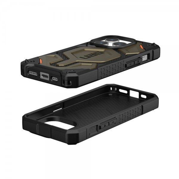 Urban Armor Gear (UAG) iPhone 15 Pro Skal Monarch Pro MagSafe Kevlar Element Green