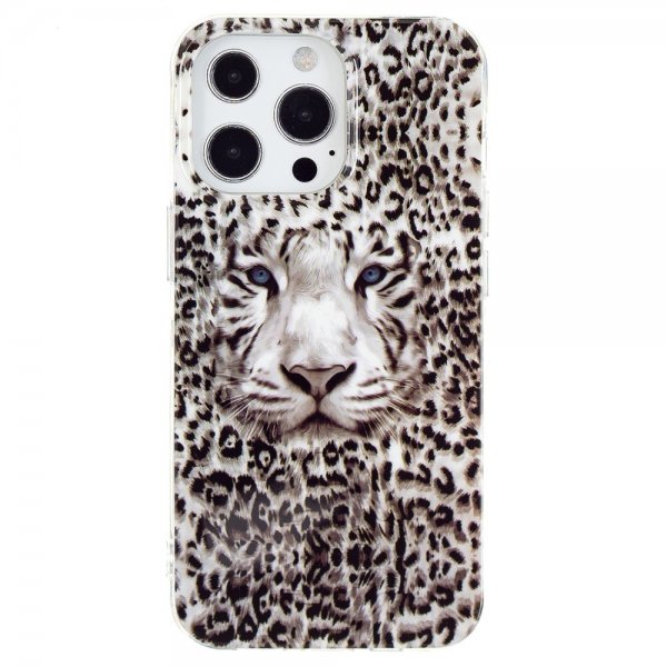 iPhone 15 Pro Skal Motiv Vit Tiger