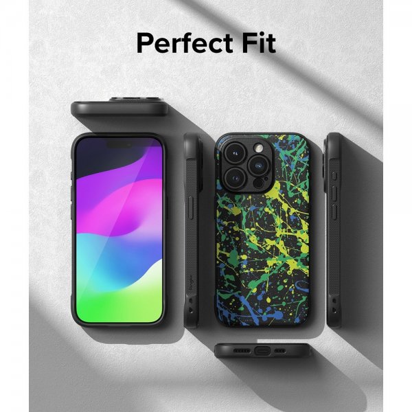 Ringke iPhone 15 Pro Skal Onyx Design Action Painting