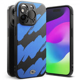 Ringke iPhone 15 Pro Skal Onyx Design Blue Brush