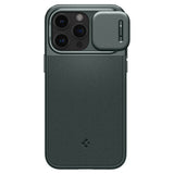 Spigen iPhone 15 Pro Skal Optik Armor MagFit Abyss Green