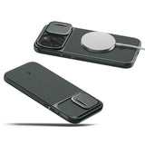 Spigen iPhone 15 Pro Skal Optik Armor MagFit Abyss Green