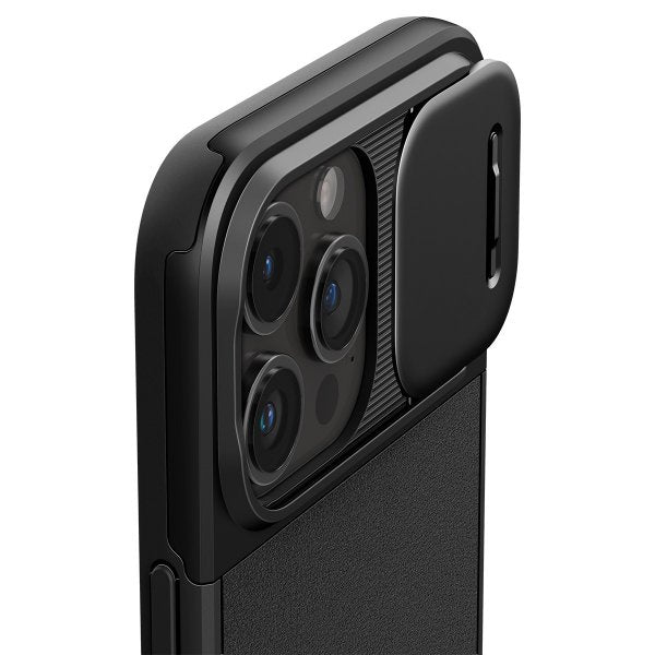Spigen iPhone 15 Pro Skal Optik Armor MagFit Svart