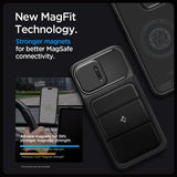 Spigen iPhone 15 Pro Skal Optik Armor MagFit Svart