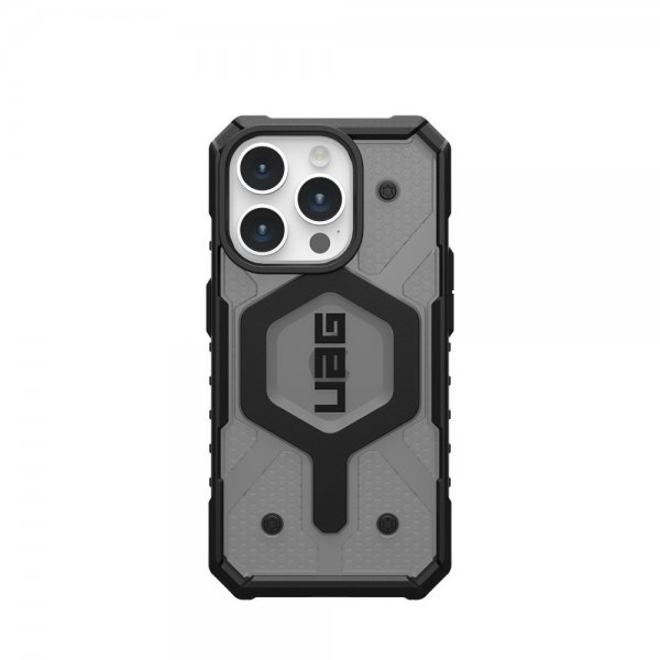 Urban Armor Gear (UAG) iPhone 15 Pro Skal Pathfinder MagSafe Ash