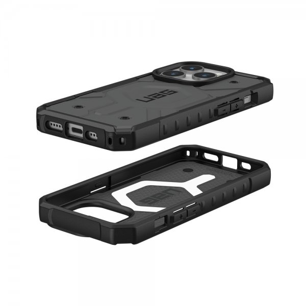 Urban Armor Gear (UAG) iPhone 15 Pro Skal Pathfinder MagSafe Silver