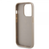 Guess iPhone 15 Pro Skal Perforated Glitter Guld