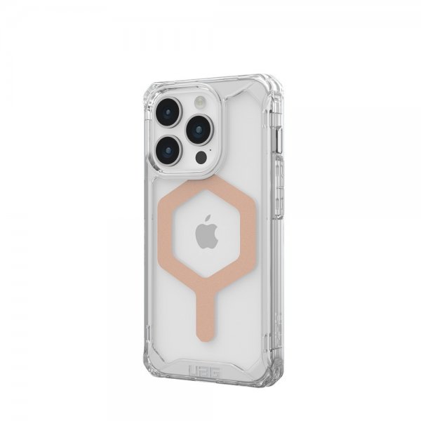 Urban Armor Gear (UAG) iPhone 15 Pro Skal Plyo MagSafe Ice Rose Gold