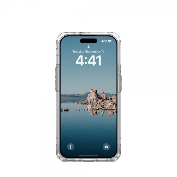 Urban Armor Gear (UAG) iPhone 15 Pro Skal Plyo MagSafe Ice Silver