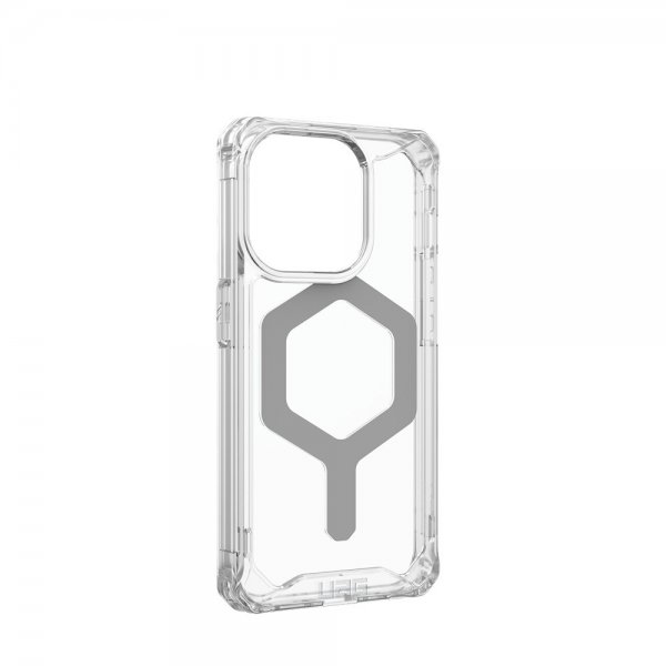 Urban Armor Gear (UAG) iPhone 15 Pro Skal Plyo MagSafe Ice Silver
