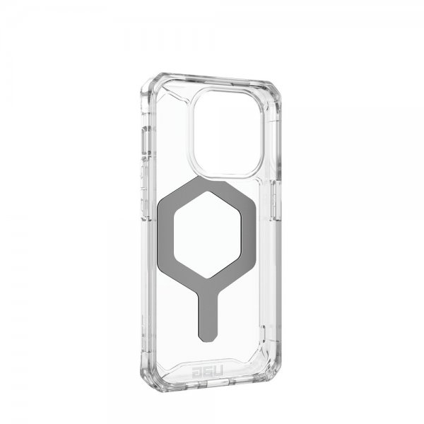 Urban Armor Gear (UAG) iPhone 15 Pro Skal Plyo MagSafe Ice Silver