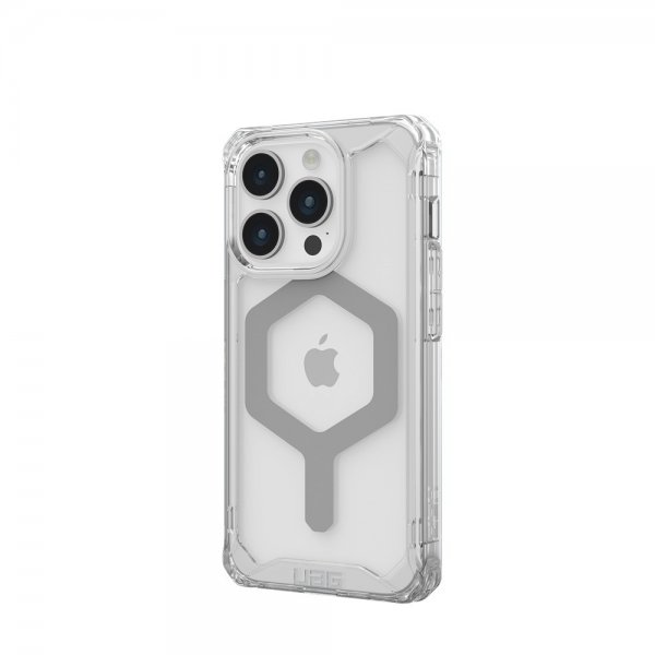 Urban Armor Gear (UAG) iPhone 15 Pro Skal Plyo MagSafe Ice Silver