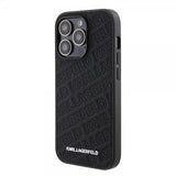 Karl Lagerfeld iPhone 15 Pro Skal Quilted K Pattern Svart