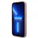Guess iPhone 15 Pro Skal Rhinestone Rosa