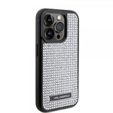 Karl Lagerfeld iPhone 15 Pro Skal Rhinestone Silver