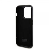 Karl Lagerfeld iPhone 15 Pro Skal Rhinestone Silver