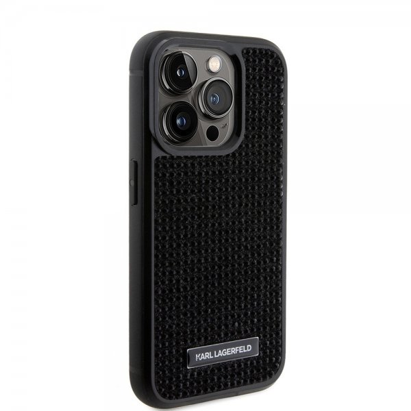 Karl Lagerfeld iPhone 15 Pro Skal Rhinestone Svart