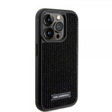 Karl Lagerfeld iPhone 15 Pro Skal Rhinestone Svart