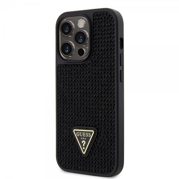 Guess iPhone 15 Pro Skal Rhinestone Svart