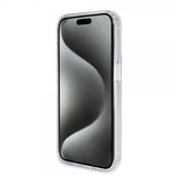 Guess iPhone 15 Pro Skal Ring Stand Glitter MagSafe Transparent