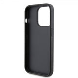 Karl Lagerfeld iPhone 15 Pro Skal Saffiano Double Cardslot Svart