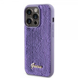 Guess iPhone 15 Pro Skal Sequin Lila