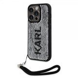 Karl Lagerfeld iPhone 15 Pro Skal Sequin Svart
