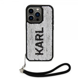 Karl Lagerfeld iPhone 15 Pro Skal Sequin Svart
