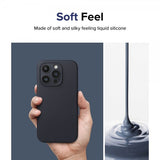 Ringke iPhone 15 Pro Skal Silicone Magnetic Deep Blue