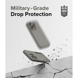 Ringke iPhone 15 Pro Skal Silicone Magnetic Grå