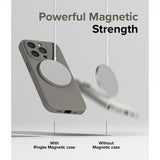 Ringke iPhone 15 Pro Skal Silicone Magnetic Grå