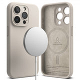 Ringke iPhone 15 Pro Skal Silicone Magnetic Stone
