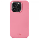 holdit iPhone 15 Pro Skal Silikon Rouge Pink
