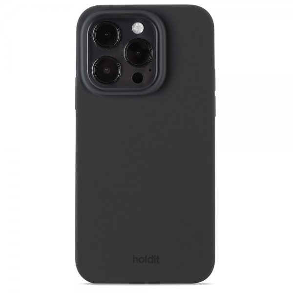 holdit iPhone 15 Pro Skal Silikon Svart