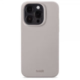 Holdit iPhone 15 Pro Skal Silikon Taupe