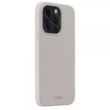Holdit iPhone 15 Pro Skal Silikon Taupe