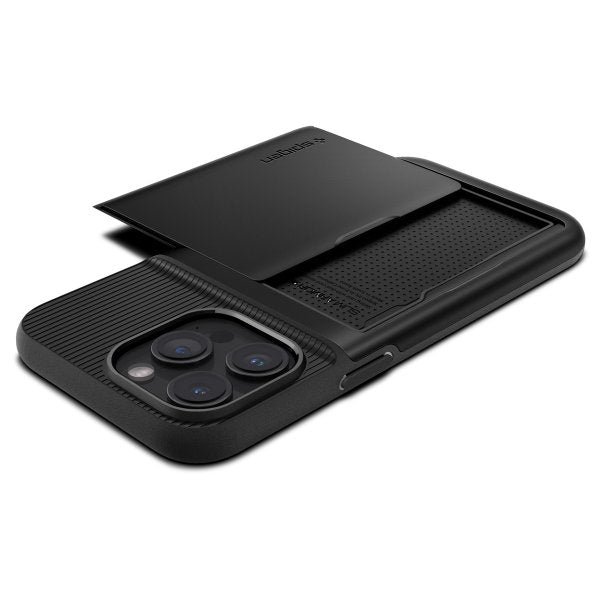 Spigen iPhone 15 Pro Skal Slim Armor CS Svart