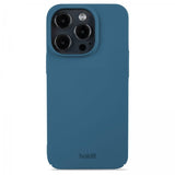 Holdit iPhone 15 Pro Skal Slim Case Denim Blue