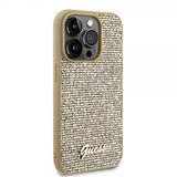 Guess iPhone 15 Pro Skal Square Mirror Guld