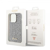 Guess iPhone 15 Pro Skal Square Mirror Silver
