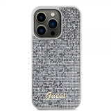 Guess iPhone 15 Pro Skal Square Mirror Silver