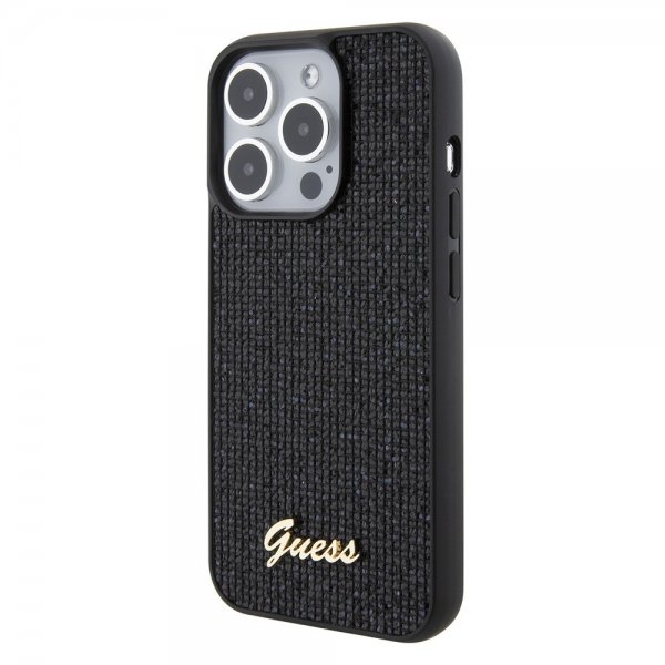 Guess iPhone 15 Pro Skal Square Mirror Svart