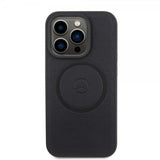 Mercedes Benz iPhone 15 Pro Skal Star Pattern MagSafe Svart