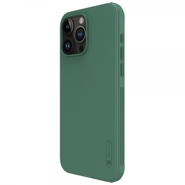 Nillkin iPhone 15 Pro Skal Super Frosted Shield Pro Grön