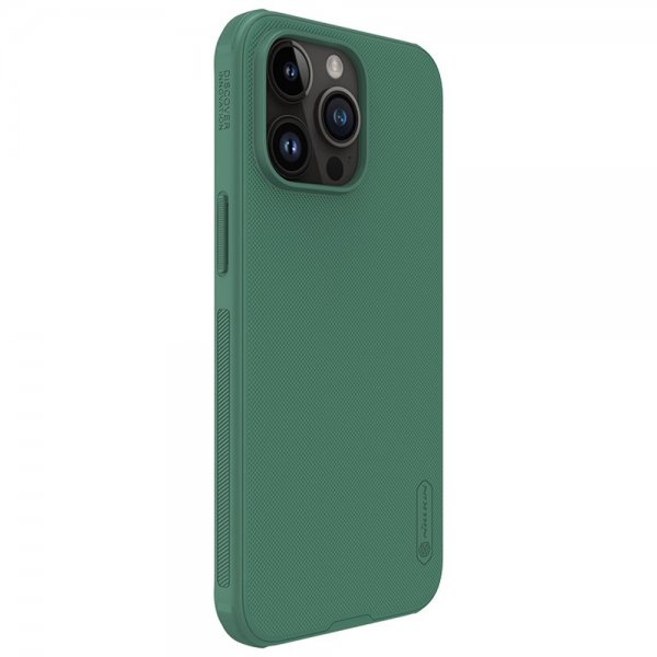 Nillkin iPhone 15 Pro Skal Super Frosted Shield Pro Grön
